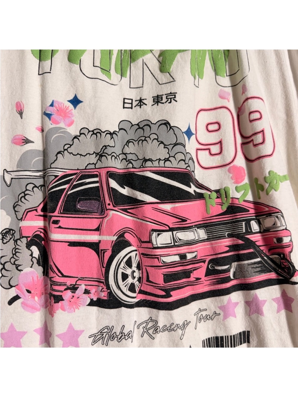 Unbranded Men's Short-Sleeve Graphic Tee in Pink